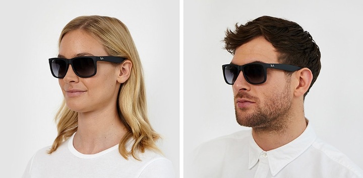 Actual product image Ray Ban Justin