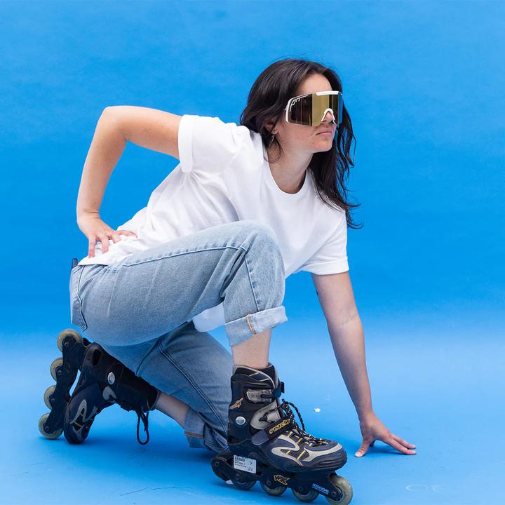 Immagine prodotto Pit Viper Il sintetizzatore Lo specchio d'oro di Miami Nights (Bianco, Marrone)