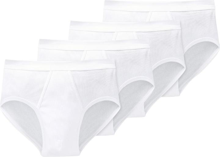 Actual product image Schiesser Pack of 4 Cotton Essentials Double Rib Sports Briefs (M, pack of 4)