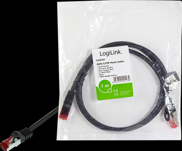 Image du produit LogiLink Câble réseau (S/FTP, CAT6, 0.50 m)
