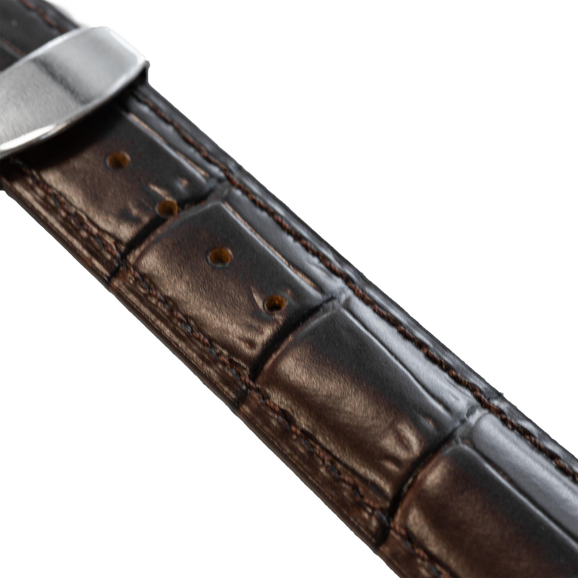 Strap-it Lederarmband (Leder, GTR 47mm), Uhrenarmband, Braun