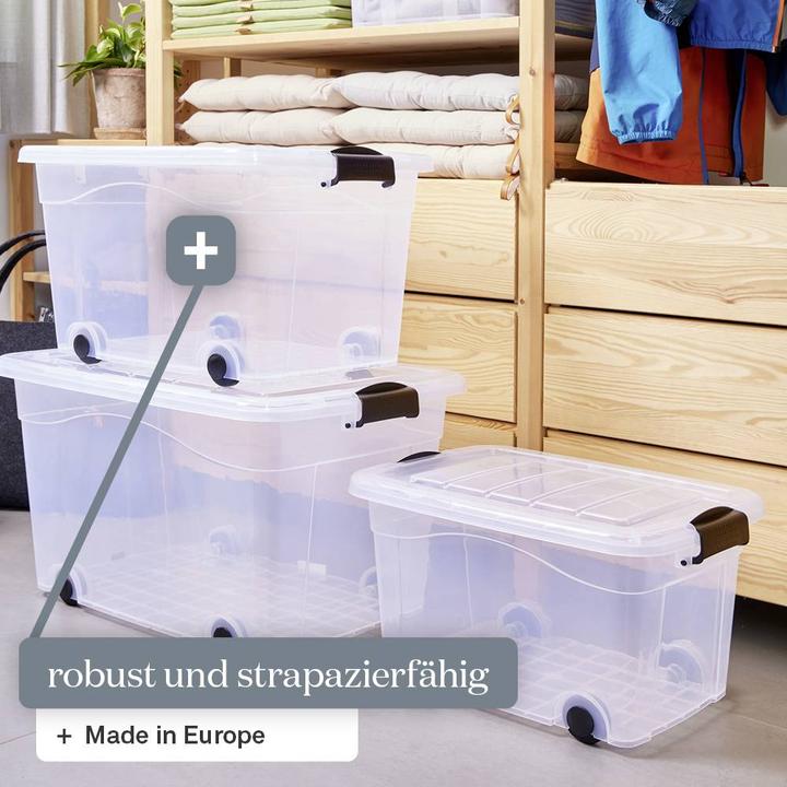 Actual product image Siena Home Storage box 40 l with wheels (40 cm, 40 l, 1x)