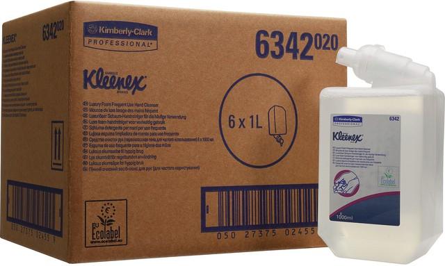 Actual product image Kimberly-Clark Clark SCOTT® 6x 1 L Foam Soap formerly Kleenex Luxurious Foam - Hand cleanser for the hands (refill, 1000 ml)