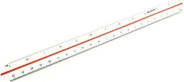 Actual product image Westcott Reduction scale (30 cm, Plastic)