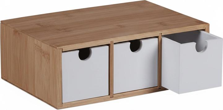 Produktbild Relaxdays Bambus-Schubladenbox