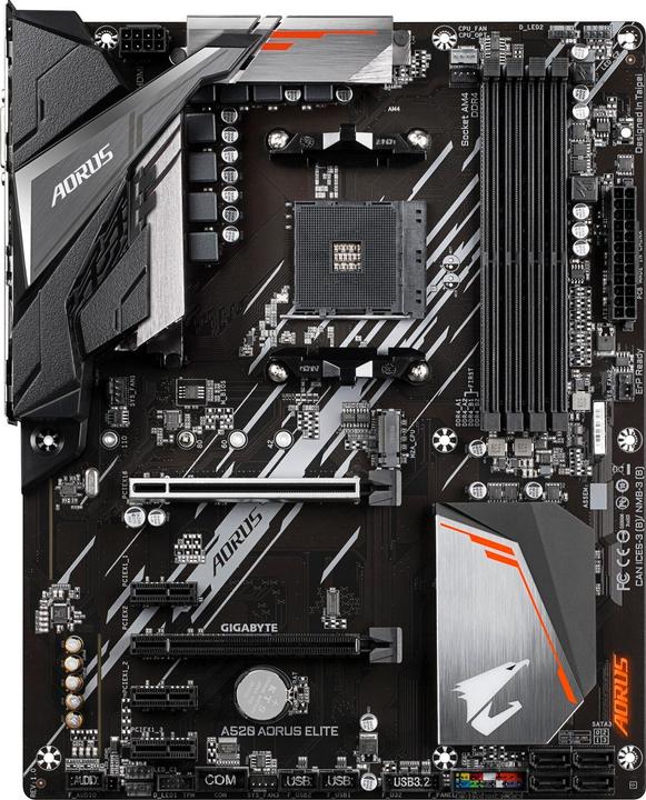 Productafbeelding Gigabyte A520 AORUS ELITE (AM4, AMD A520, ATX)