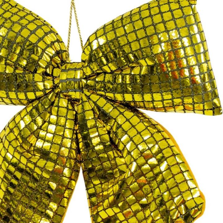 Productafbeelding Mica DECORATIVE GOLD BOW 39x50CM