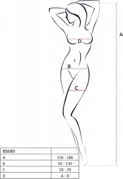 Produktbild Passion Combinaison résille BS080 - Blanc - TU - Blanc (One Size)