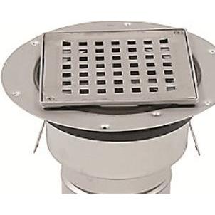 Blücher, Zubehör Sanitärinstallation, afl.skål 110mm - u.st.m.ri+rm. Membr.Just