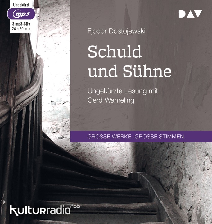 Produktbild Schuld und Sühne (E. K. Rahsin, Gerd Wameling, Fjodor Dostojewski, Deutsch)