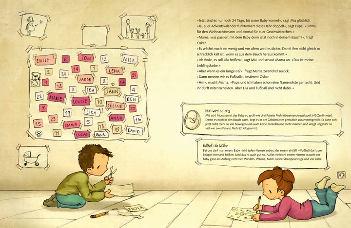 Produktbild Ein Baby in Mamas Bauch (Deutsch, Anna Herzog, Joëlle Tourlonias, 2015)