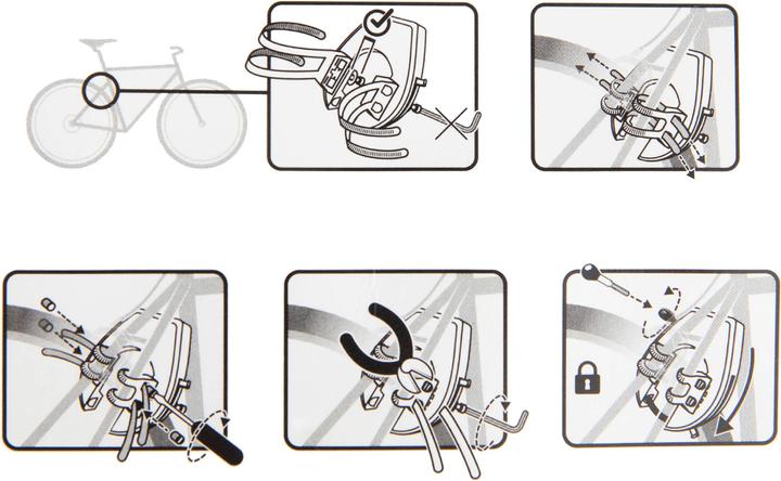 Produktbild Btwin ring lock holder. iron 329630