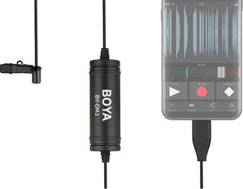 Actual product image Boya Lavalier microphone BY-DM2 for Android