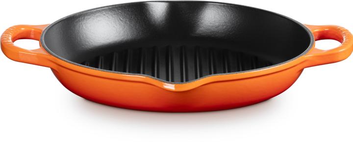 Image du produit Le Creuset Poêle à griller Signature Ø 26cm, ronde (25 cm, Poêle à grillades, Fonte, Émail)