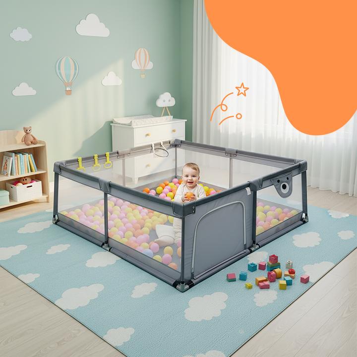 Actual product image Relaxdays Baby playard (200 cm, 200 cm)