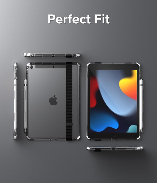 Produktbild Ringke Fusion case cover with gel frame for ipad 10.2 # 39 # 39 2021/2020/2019 clear (fps586r41) (Apple iPad 2019 (7. Gen), Apple iPad 2020 (8. Gen), Apple iPad 2021 (9. Gen))