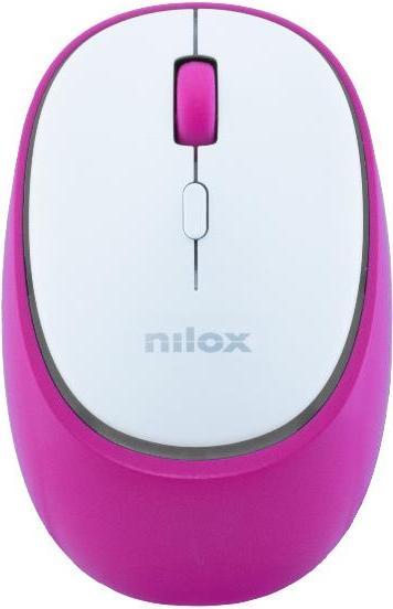 Produktbild Nilox Mouse Wireless Rosa a Doppia (Kabellos)