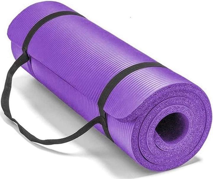 Immagine prodotto Stride Fitness Yogamatte Pilates Gymnastikmatte Lila 183x61x1cm (10 mm)