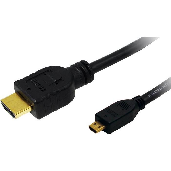 LogiLink HDMI (Typ A) — micro HDMI (Typ D) (1 m, HDMI), Video Kabel