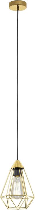 EGLO Pendant lamp TARBES 1x E27 Brushed Brass (E27)