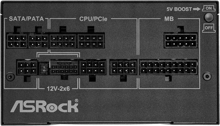 Actual product image AsRock Alimentation ATX Phantom Gaming - 750W (Noir) (750 W)