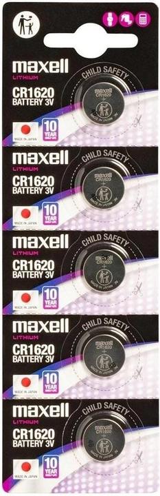 Immagine prodotto Maxell Batteria al litio (5 pz., CR1620, 80 mAh)