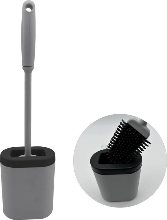 Produktbild Lobwerk WC Klobürste Silikon Wandhalterung Klebend Toilettenbürste Bürste Wandmontage ohne Bohren