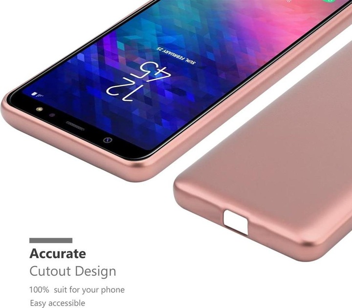 Produktbild Cadorabo TPU Matt Metallic Cover (Samsung Galaxy A6+)