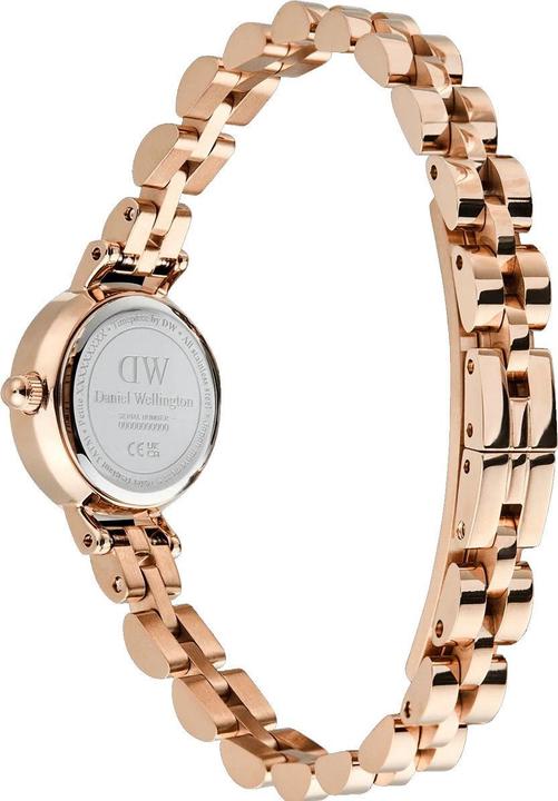 Immagine prodotto Daniel Wellington - Petite Mini 19 Arch 3-Link White Rose Gold DW00100854 (Orologio da polso analogico, 19 mm)