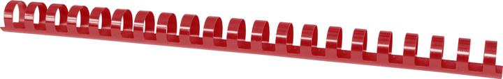 Office Products Binding spine, 16mm, 100 pcs, red