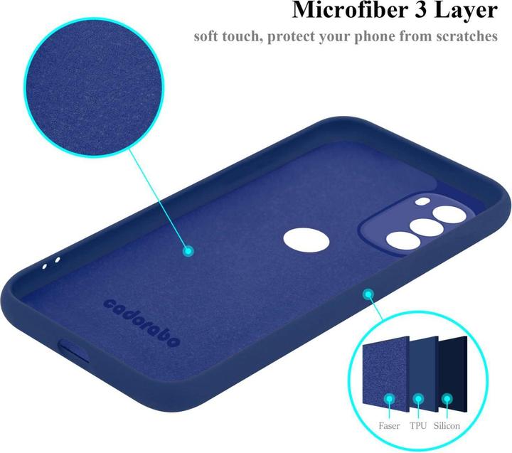Actual product image Cadorabo Bumper Case for Motorola MOTO G51 5G TPU Liquid Silicone Cover for Motorola MOTO G51 5G (Motorola Moto G51 5G)