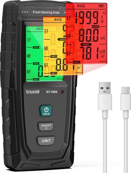 Actual product image Erickhill EMF-Messgerät