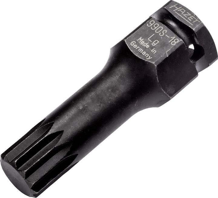 Produktbild HAZET Schlag-, Maschinenschrauber Schraubendreher-Steckschlüsseleinsatz 990S-18LG ∙ Vierkant12,5 mm… (18 mm)