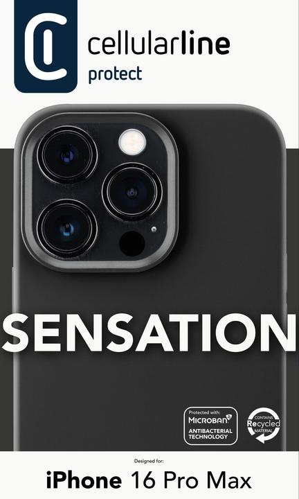 Actual product image Cellularline Silicone Case Sensation (Apple iPhone 16 Pro Max)