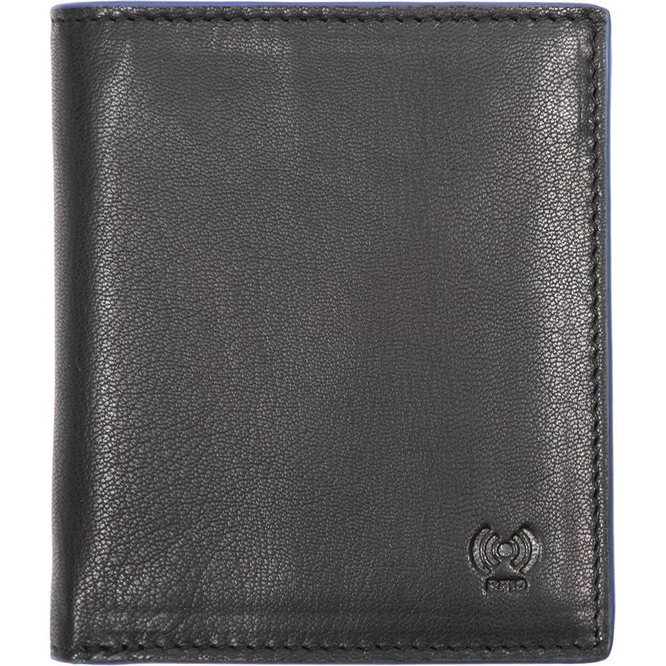 Zoom, Damen, Portemonnaie, Unisex Geldbörse, klein, RFID, Schwarz