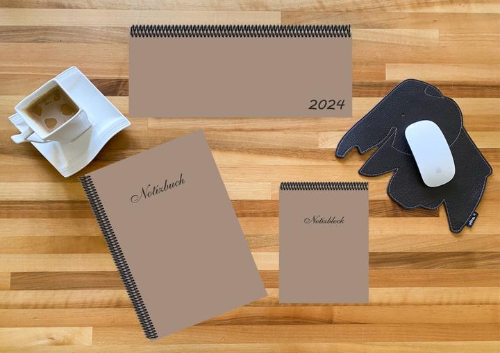 Actual product image Desk set, w. 1 calendar, w. 1 insert, w. 1 insert, 3 parts