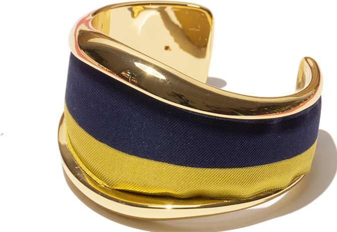 Produktbild MM33 Bangle yellow & blue (Brass alloy, lega di ottone)
