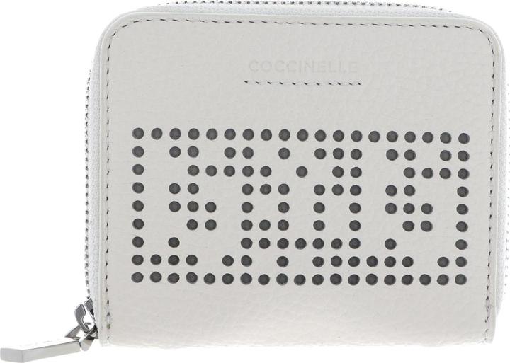 Actual product image Coccinelle Metallic Perforee Leather Zip Around Wallet