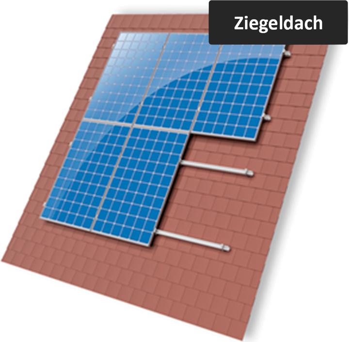 Produktbild Growatt Komplette 3,32 kWp Hybrid Photovoltaikanlage mit 6,5 kWh Batterie (ohne Montagesystem) (3320 W)