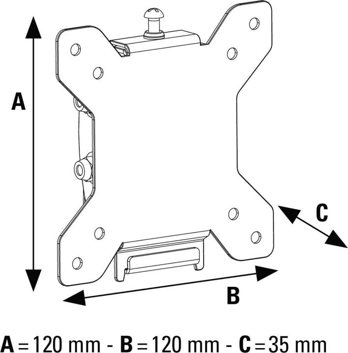 Produktbild Hama Tilt (Wand, 26", 30 kg)