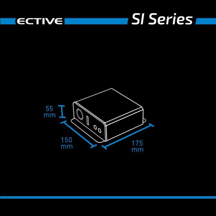Actual product image Ective SI32 Sine Wave Inverter 300W/12V Sine Wave Inverter