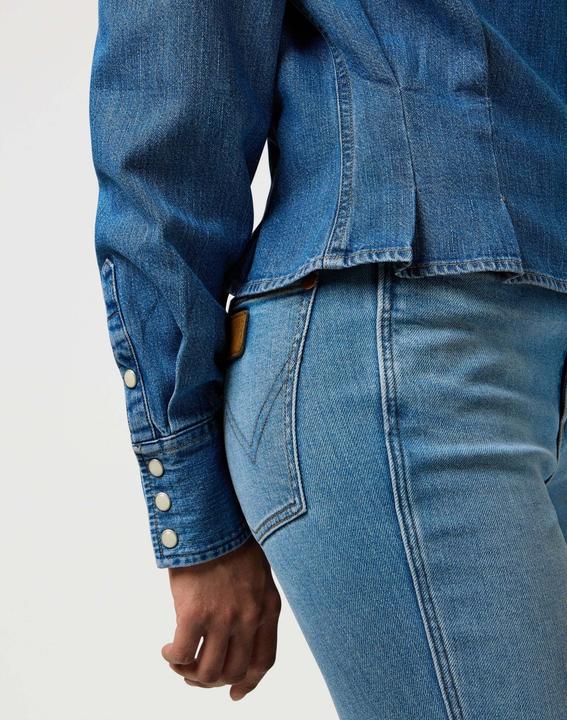 Immagine prodotto Wrangler Jeanshemd Femme Peplum Shirt (M)