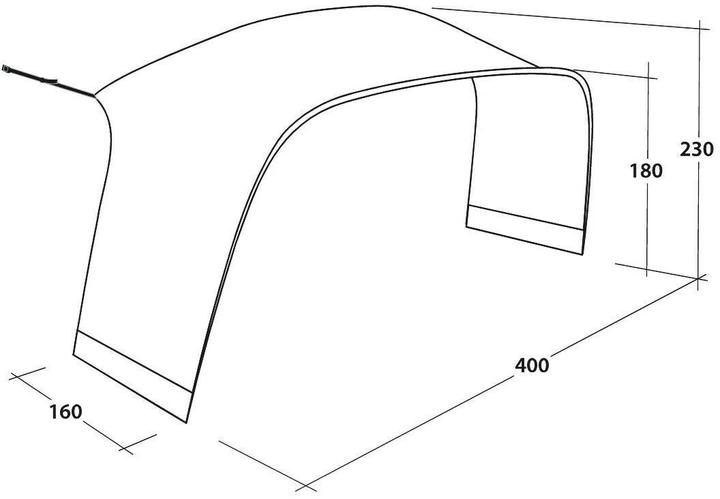 Actual product image Outwell Tent Connector Universal Connector XL
