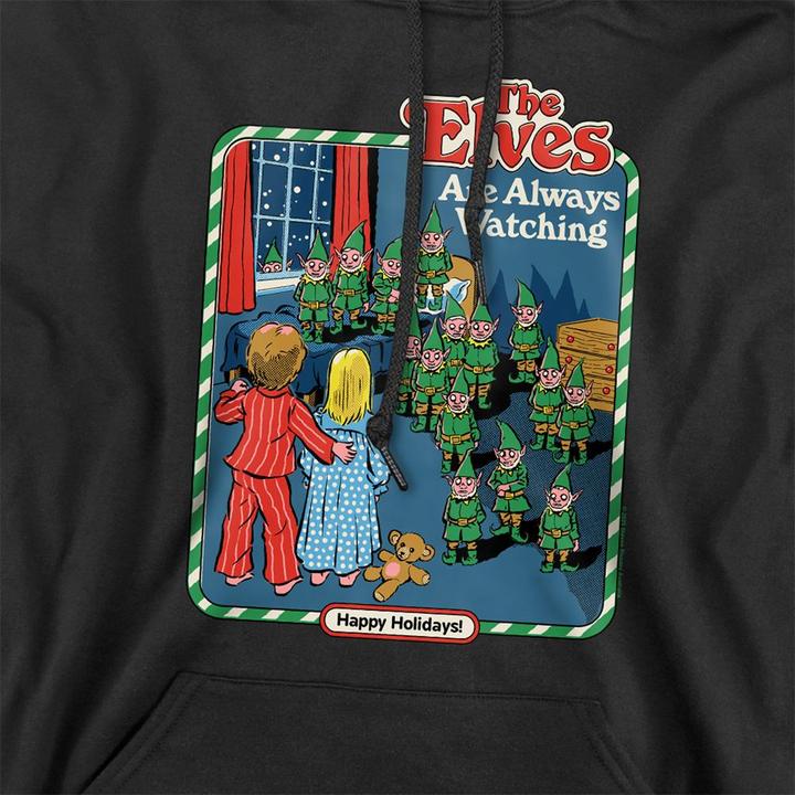 Produktbild Steven Rhodes The Elves Are Always Watching Kapuzenpullover (M)