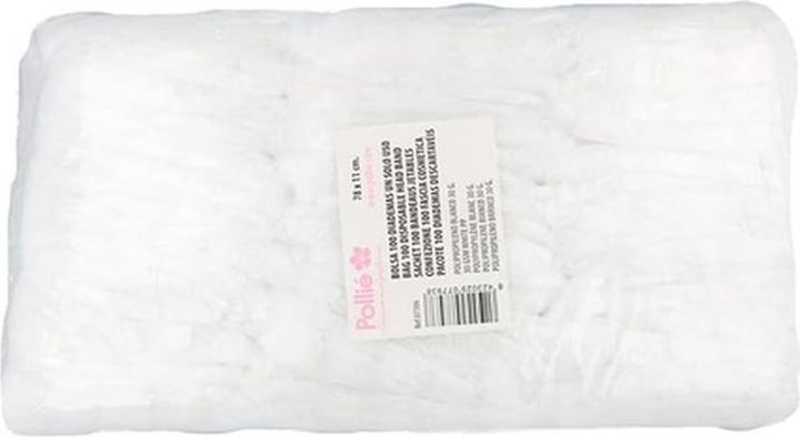 Actual product image Caso Headbands White Use Only 78 X 11 Cm 100u Solid Colour