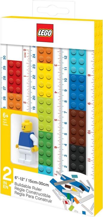 Actual product image LEGO Ruler with Minifigure (18.30 cm)