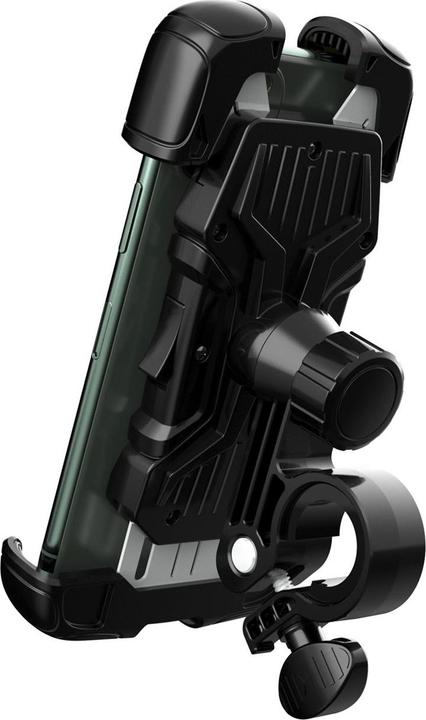 Actual product image Wozinsky strong phone holder for the handlebar of a bicycle, motorbike, scooters black (WBHBK6)