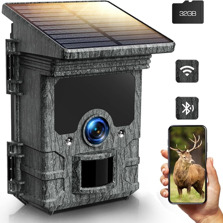 Produktbild Voopeak Wildkamera Solar mit Handyübertragung