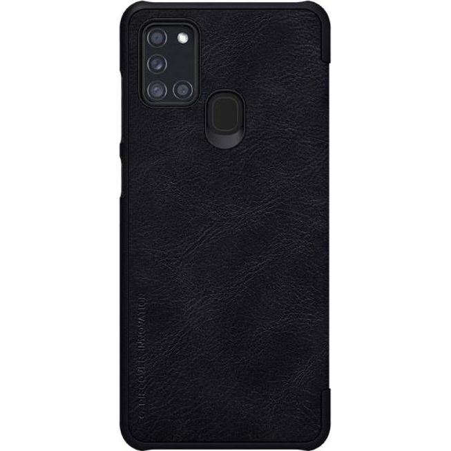 Thumbnail - Nillkin Qin Series (Samsung Galaxy A21s), Smartphone Hülle, Schwarz