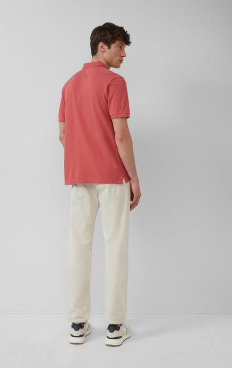 Actual product image S.Oliver Polo-Shirt Poloshirt mit kleinem Labelpatch und Flammgarnstruktur (XXL)